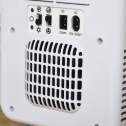 HOMCOM 4L Auto-Kühlschrank Kühlbox Mini-Kühlschrank DC 12V AC 230V/50Hz 60 W Für Auto Und Camping Weiß 25,8 X 20,5 X 26,3 Cm -Qualitätsladen Für Geschirr cd9e83b7166832873c61f72645d8cabc