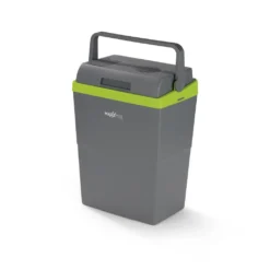 MAXXMEE Kühlbox - Wahlweise Via Netzkabel Oder KFZ-Anschluss - 22l Volumen - Grau/limegreen Kühlbox Camping Kühlschrank 22L Auto 12V 230V Thermobox Elektrisch Picknick Grau -Qualitätsladen Für Geschirr ce400622348fc2c0e912f74fcd05d884