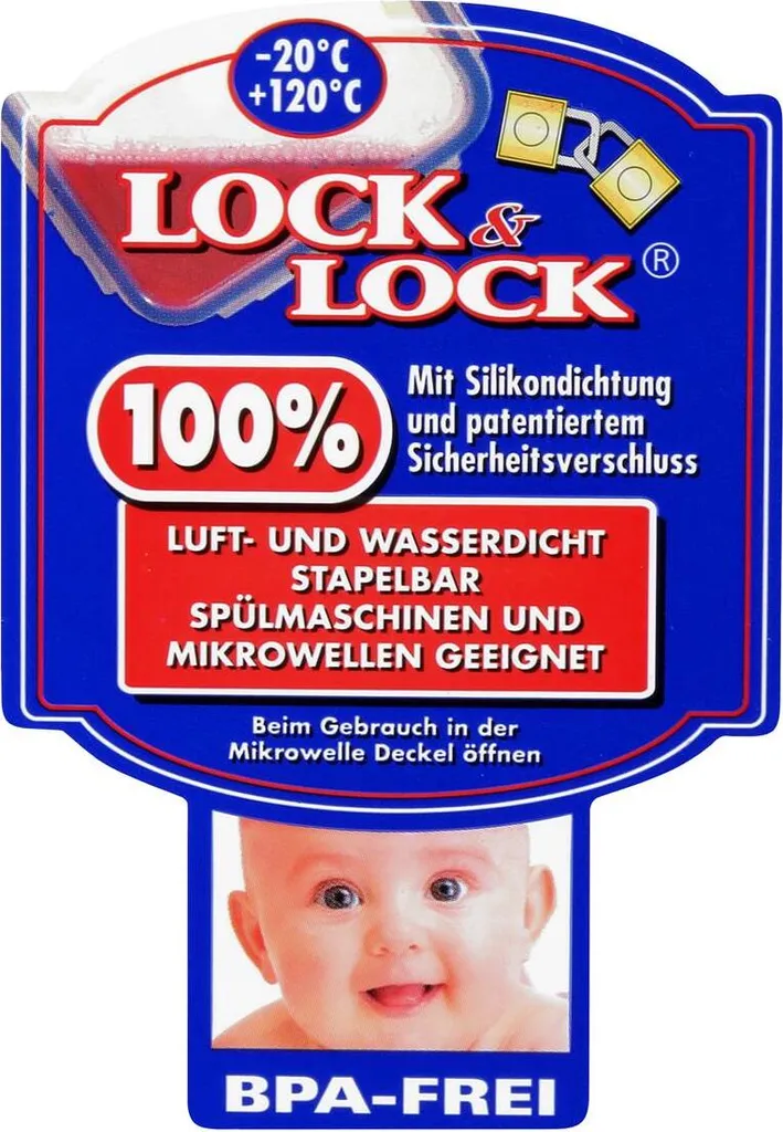 Lock & Lock Lock&Lock HPL836 Vorratsdose 5,5L - Luft Und Wasserdicht - Rechteckig (2er Pack) 2 Lock & Lock Lock&Lock HPL836 Vorratsdose 5,5L - Luft Und Wasserdicht - Rechteckig (2er Pack) – Bild 2