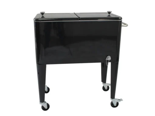 Kailua Cooler - Amerikanische Kühlbox, Kühlwagen, Party Getränkekühler, Schwarz – Bild 6