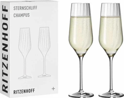 Sternschliff Champusglas-Set #2 Von Ritzenhoff Design Team