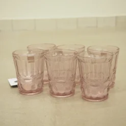 Wassergläser Solange Reliefmuster 6xSet Rosa Transparent 265ml 11 Wassergläser Solange Reliefmuster 6xSet Rosa Transparent 265ml -Qualitätsladen Für Geschirr d045bbf15a0ebf8135c94315d532bf92