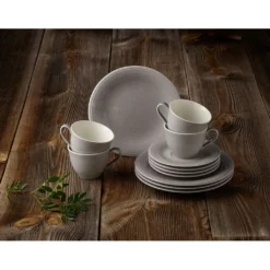 LIKE. BY Villeroy & Boch Color Loop Stone 12tlg Kaffeeset Kaffeeservice Geschirr -Qualitätsladen Für Geschirr d19c264ea66de1835ace1db4a1adc785