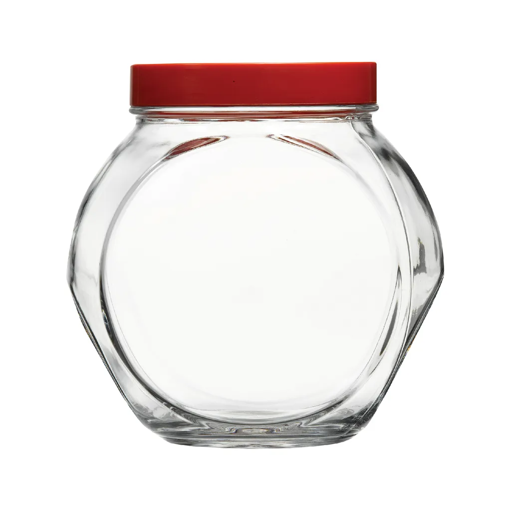 Rundes Glas Mit Kunststoffdeckel 1500 Ml PASABAHCE BELLA 2 Rundes Glas Mit Kunststoffdeckel 1500 Ml PASABAHCE BELLA – Bild 2