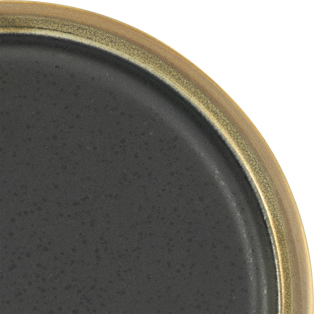 CreaTable 23594 Kombiservice Modern Industrial Für 4 Personen, Steinzeug, Schwarz/gold (1 Set, 12-teilig) 3 CreaTable 23594 Kombiservice Modern Industrial Für 4 Personen, Steinzeug, Schwarz/gold (1 Set, 12-teilig) – Bild 3