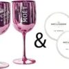 Moët & Chandon Champagnergläser Rose Pink 2x Gläser