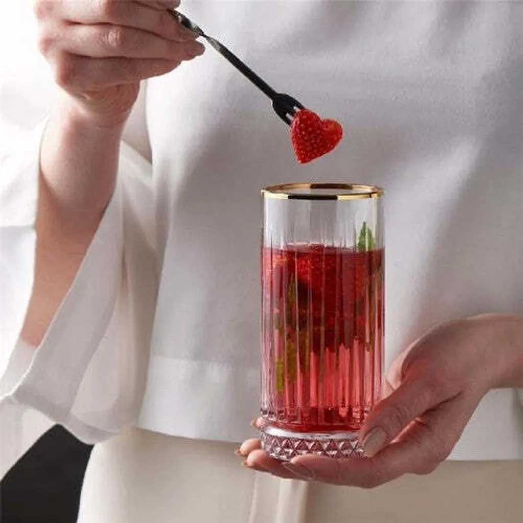 Pasabahce Elysia Golden Touch Long Drink Gläser 4-teiliges Set Mit Goldrand 280ml 9 Pasabahce Elysia Golden Touch Long Drink Gläser 4-teiliges Set Mit Goldrand 280ml – Bild 9