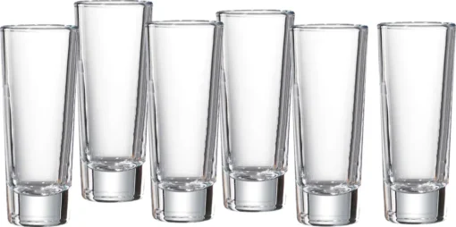 Ritzenhoff & Breker Stamper Skol 6er Set, Schnapsglas, Becher, Glas, Klar, 65 Ml, 811667