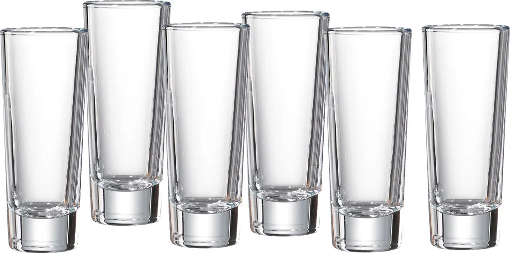 Ritzenhoff & Breker Stamper Skol 6er Set, Schnapsglas, Becher, Glas, Klar, 65 Ml, 811667 1 Ritzenhoff & Breker Stamper Skol 6er Set, Schnapsglas, Becher, Glas, Klar, 65 Ml, 811667