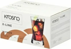 KROSNO X-Line Wassergläser, 6er-Set, 200 Ml -Qualitätsladen Für Geschirr d8a0c68948af019e6f2ffa15c8bc860b