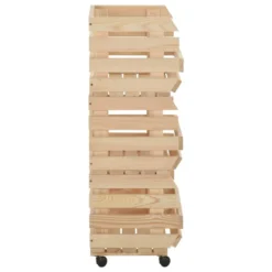 VidaXL Gemüsewagen 57x30x80 Cm Massivholz Kiefer 15 VidaXL Gemüsewagen 57x30x80 Cm Massivholz Kiefer -Qualitätsladen Für Geschirr d94853daf6f3d9afe64beacdb62614ef