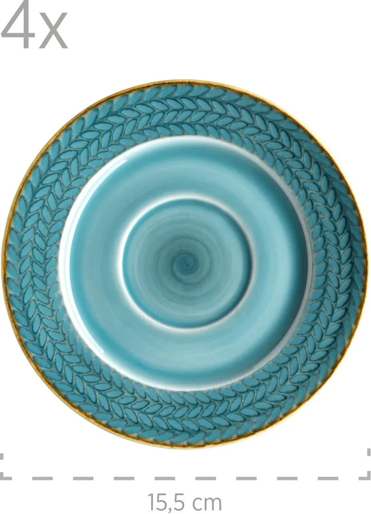 Mäser 931942 Kaffeeservice Prospero Für 6 Personen, Porzellan, Blau (1 Set, 12-teilig) 6 Mäser 931942 Kaffeeservice Prospero Für 6 Personen, Porzellan, Blau (1 Set, 12-teilig) – Bild 6