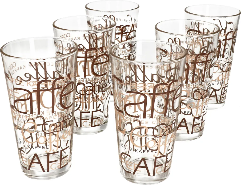 6er Latte Macchiato Gläser-Set 370 Ml Stapelbar Kaffee-Glas Cappuccino 2 6er Latte Macchiato Gläser-Set 370 Ml Stapelbar Kaffee-Glas Cappuccino – Bild 2
