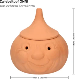 Mambocat Zwiebeltopf Onni Terrakotta Vorrats-Dose Mit Deckel Zur Aufbewahrung Von Ca. 900g Zwiebeln 16 Mambocat Zwiebeltopf Onni Terrakotta Vorrats-Dose Mit Deckel Zur Aufbewahrung Von Ca. 900g Zwiebeln -Qualitätsladen Für Geschirr d99c2b2fda020b54893571d53ab9bfcd