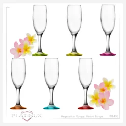 Sektgläser Bunt Aus Glas 150ml (max.190ml) Set 6-Teilig Champagnergläser Prosecco Gläser 13 Sektgläser Bunt Aus Glas 150ml (max.190ml) Set 6-Teilig Champagnergläser Prosecco Gläser -Qualitätsladen Für Geschirr d9c1e968bd56004d47d70e380bdf9a9e