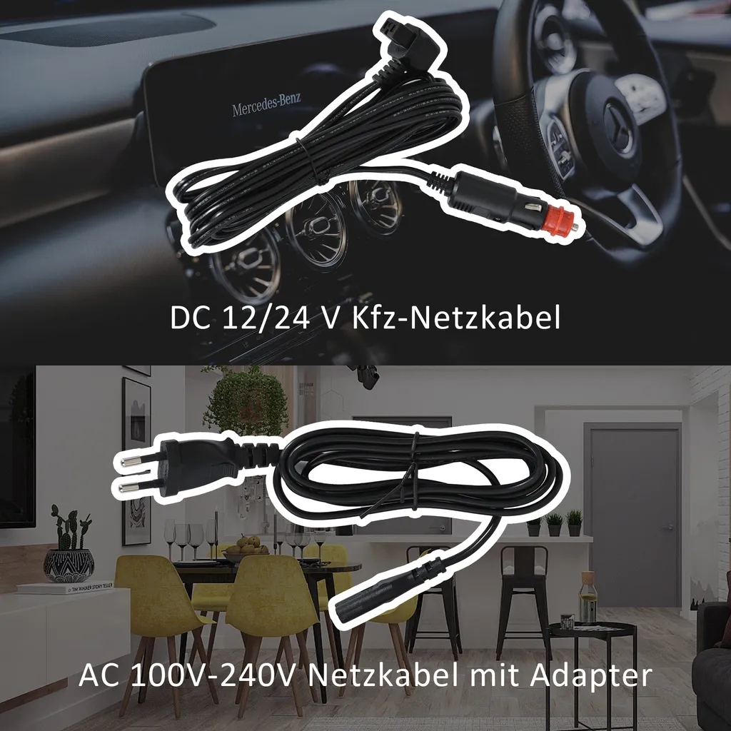Merax Elektrisch Kühlbox Mit Kompressor 31.5L Schwarz, Mini Kühlschrank Tragbar Kühlleistung Bis -20° C, Gefrierbox 12/24 V Und 230 V Für Büro, Auto, Camping, Garten 9 Merax Elektrisch Kühlbox Mit Kompressor 31.5L Schwarz, Mini Kühlschrank Tragbar Kühlleistung Bis -20° C, Gefrierbox 12/24 V Und 230 V Für Büro, Auto, Camping, Garten – Bild 9