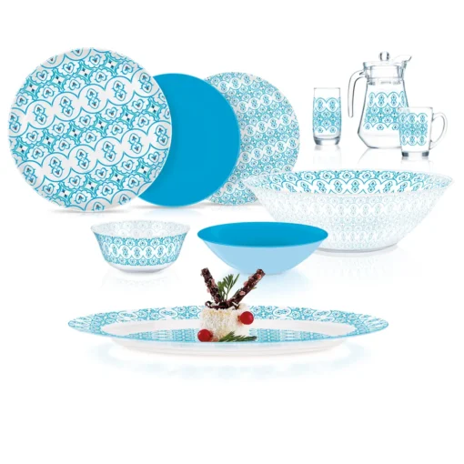 Tafelservice Luminarc Gesichirr Set Essservice 6 Presonen Speiseservice 46 Tlg – Bild 8
