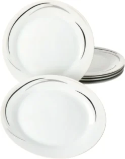 Van Well 18tlg. Kaffee-Service Home Für 6 Personen I 6x Tasse 180ml, 6x Untertasse + 6x Kuchenteller I Porzellan-Geschirr Mit Streifen In Grau, Schwarz & Creme I Kaffeepott, Dessert-Teller 10 Van Well 18tlg. Kaffee-Service Home Für 6 Personen I 6x Tasse 180ml, 6x Untertasse + 6x Kuchenteller I Porzellan-Geschirr Mit Streifen In Grau, Schwarz & Creme I Kaffeepott, Dessert-Teller -Qualitätsladen Für Geschirr dbeb9a2d201adc8566706dd0911f7c38
