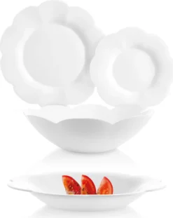 Tafelservice Flore 19 Tlg. Weiß LUMINARC -Qualitätsladen Für Geschirr dc685c052e74890558d6b7e6b8af4bd3