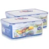 Lock & Lock Lock&Lock HPL836 Vorratsdose 5,5L - Luft Und Wasserdicht - Rechteckig (2er Pack)