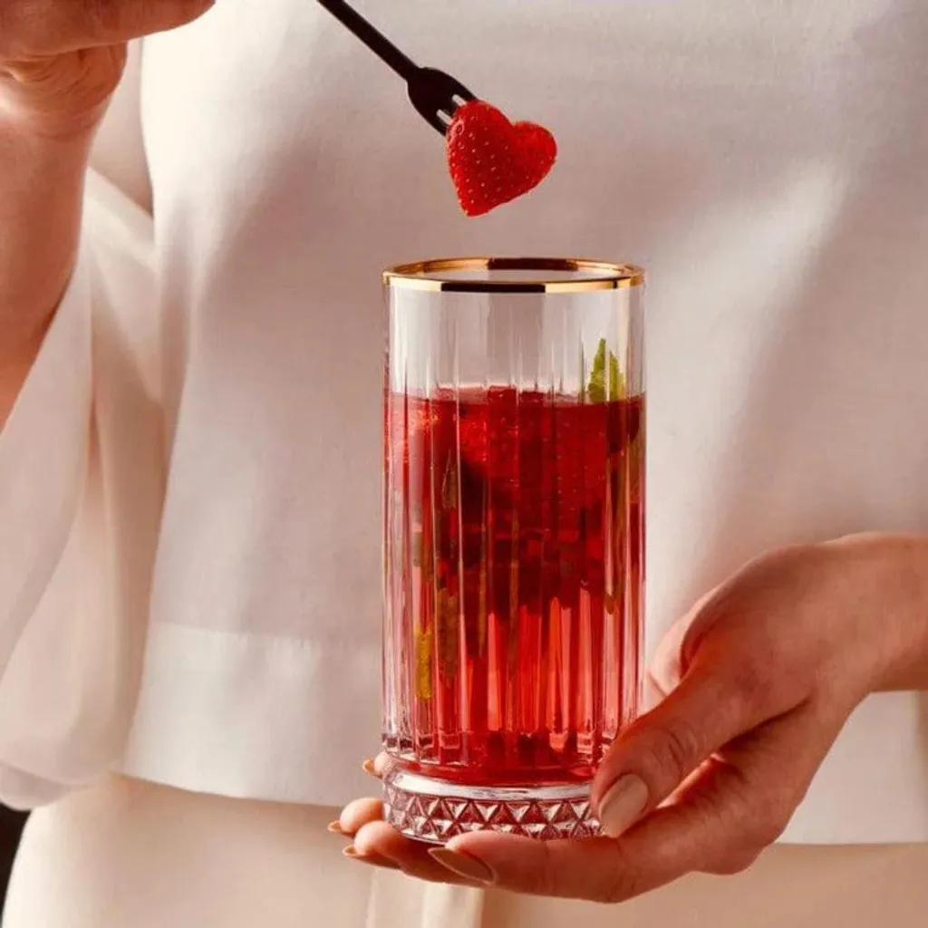 Pasabahce Elysia Golden Touch Long Drink Gläser 4-teiliges Set Mit Goldrand 280ml 6 Pasabahce Elysia Golden Touch Long Drink Gläser 4-teiliges Set Mit Goldrand 280ml – Bild 6