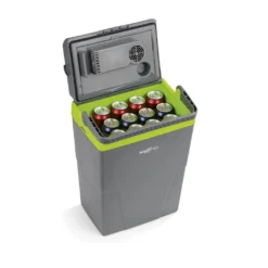 MAXXMEE Kühlbox - Wahlweise Via Netzkabel Oder KFZ-Anschluss - 22l Volumen - Grau/limegreen Kühlbox Camping Kühlschrank 22L Auto 12V 230V Thermobox Elektrisch Picknick Grau -Qualitätsladen Für Geschirr e0931d6c8aff7b3773a5e124c861cd6a