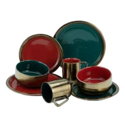CreaTable 22973 Kombiservice Rustikal Collection Für 4 Personen, Steinzeug, Mehrfarbig (1 Set, 16-teilig) 5 CreaTable 22973 Kombiservice Rustikal Collection Für 4 Personen, Steinzeug, Mehrfarbig (1 Set, 16-teilig) -Qualitätsladen Für Geschirr e118f804c87e9c218220c728a8364be0