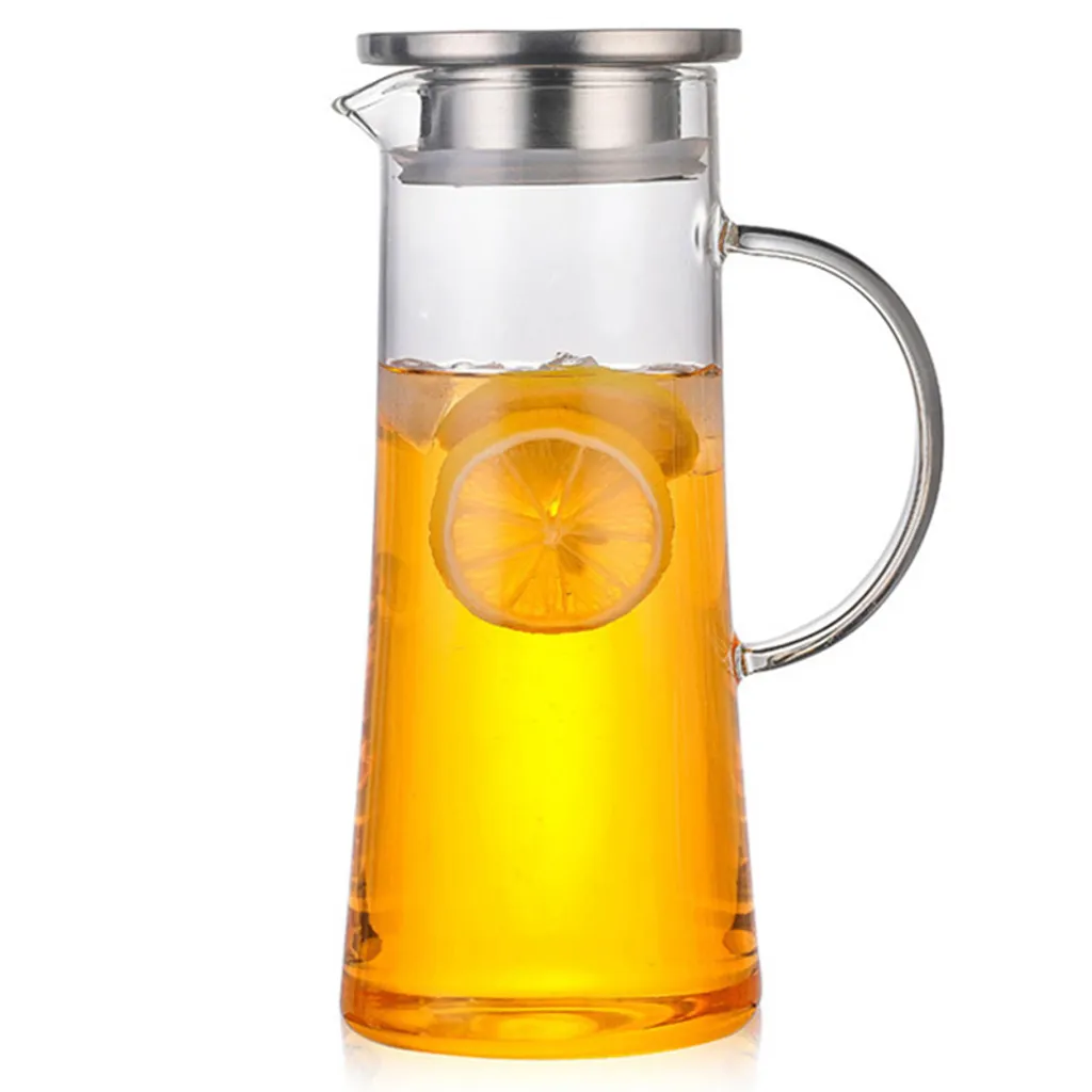 1500ml Wasserkaraffe Wasserkrug Karaffe Glaskrug Glaskaraffe Mit Edelstahl Filter Glas Kaltwasserkocher Karaffen 7 1500ml Wasserkaraffe Wasserkrug Karaffe Glaskrug Glaskaraffe Mit Edelstahl Filter Glas Kaltwasserkocher Karaffen – Bild 7