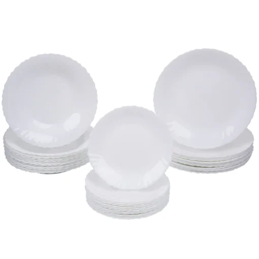 Luminarc Tafelservice 12 Personen Geschirr Set Essservice Speiseservice Hartglas 36 Tlg. – Bild 2