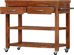 VidaXL Servierwagen 100x48x89 Cm Massivholz Akazie 12 VidaXL Servierwagen 100x48x89 Cm Massivholz Akazie -Qualitätsladen Für Geschirr e670df9bef08349b5ce4563a356c5060