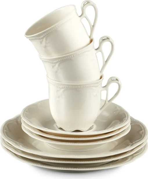 Seltmann Weiden Rubin Cream Kaffeeservice 18tlg. – Bild 5