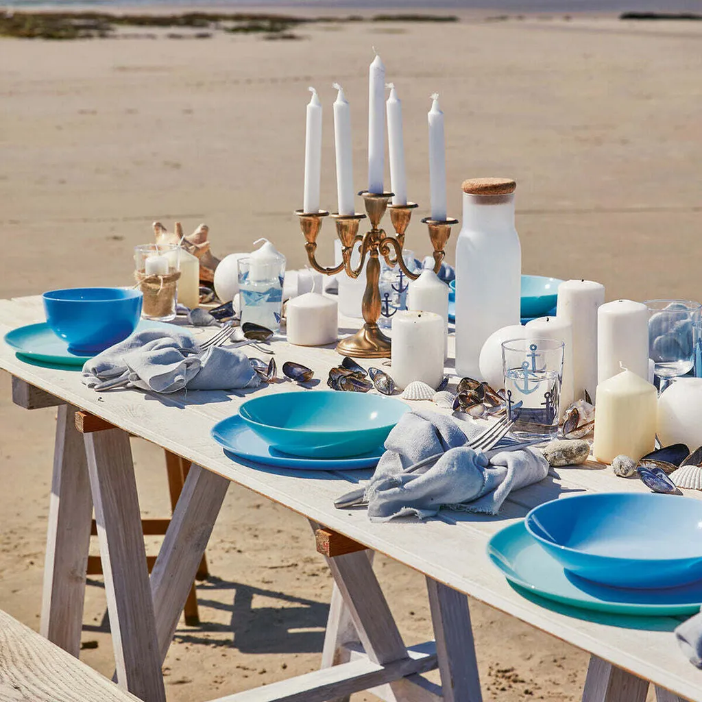Tafelservice Diwali Light Blue Hellblau 18-teilig LUMINARC Hartglasgeschirr Geschirrset Tafelset Essservice Geschirr 13 Tafelservice Diwali Light Blue Hellblau 18-teilig LUMINARC Hartglasgeschirr Geschirrset Tafelset Essservice Geschirr – Bild 13