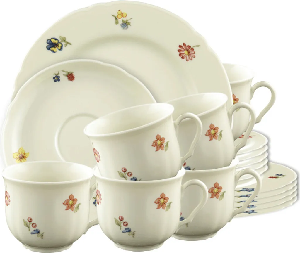 Seltmann Kaffeeservice 18 Tlg Marie-Luise Elfenbein 44714 Porzellan 7 Seltmann Kaffeeservice 18 Tlg Marie-Luise Elfenbein 44714 Porzellan – Bild 7
