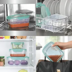 Frischhaltedosen Set Klick Gefrierdosen Lunchbox Deckel 14-tlg. Aquamarin 21 Frischhaltedosen Set Klick Gefrierdosen Lunchbox Deckel 14-tlg. Aquamarin -Qualitätsladen Für Geschirr e982d192223b6002c3551b5239327d22