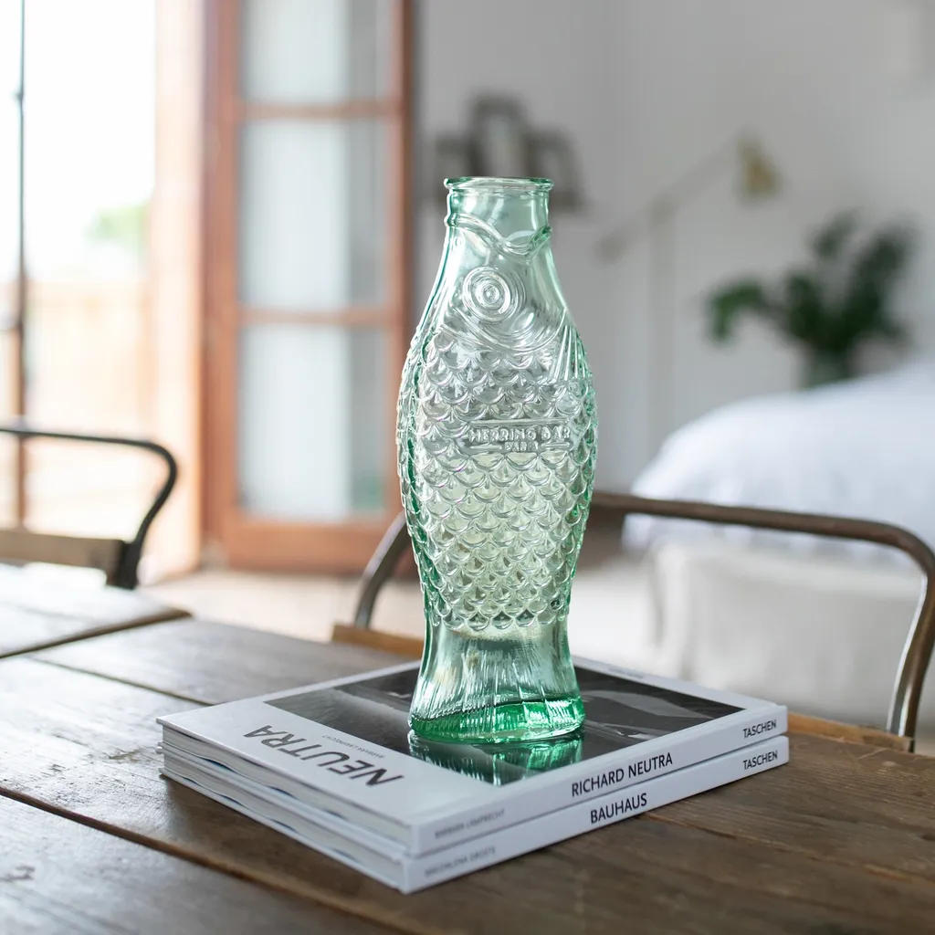 SERAX Karaffen Serax | Glasflasche Fish & Fish | Grün 29 Cm 3 SERAX Karaffen Serax | Glasflasche Fish & Fish | Grün 29 Cm – Bild 3