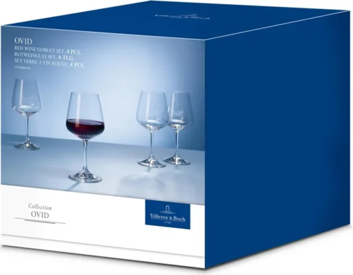 Villeroy & Boch Rotweinglas Set Ovid Klar, 4 Tlg. – Bild 7