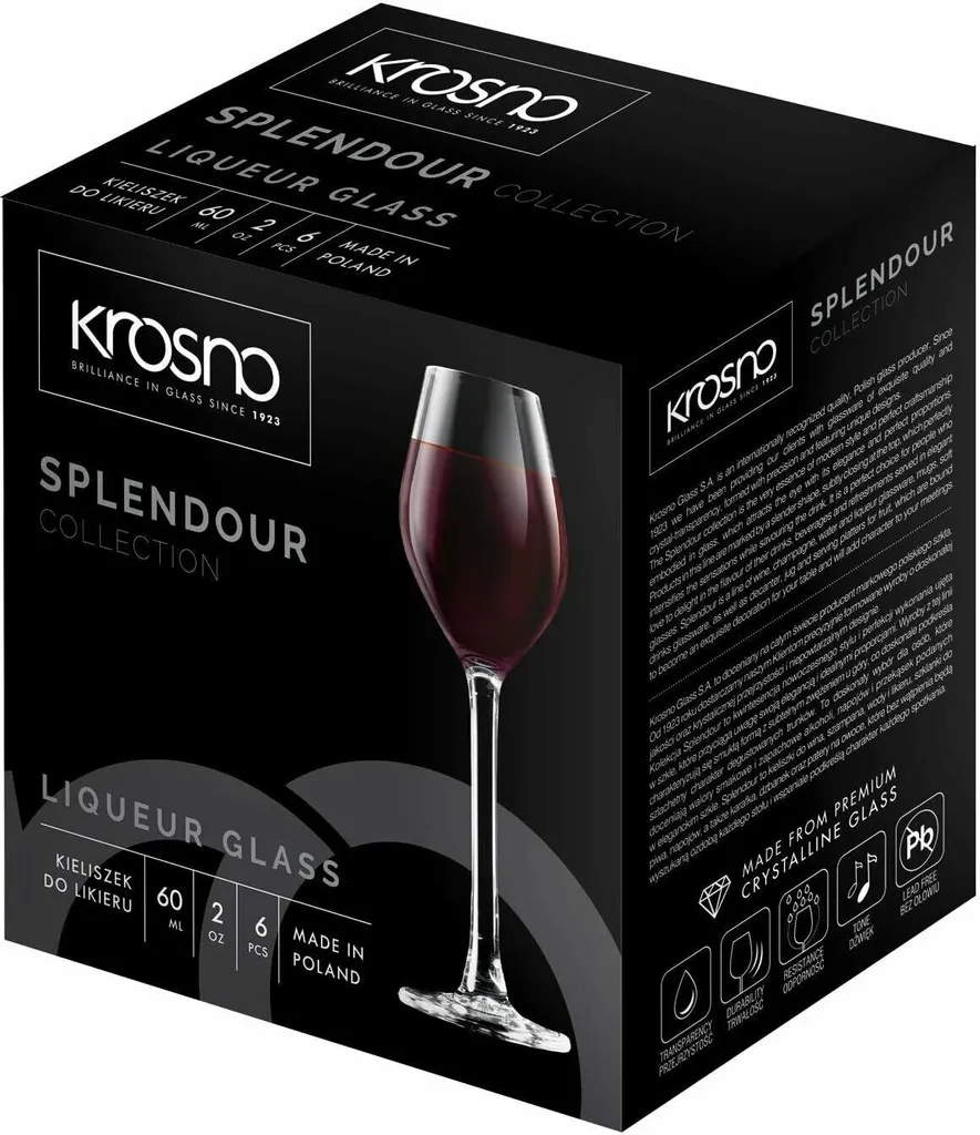 KROSNO Splendour Likörgläser, 6er-Set, 60 Ml 11 KROSNO Splendour Likörgläser, 6er-Set, 60 Ml – Bild 11