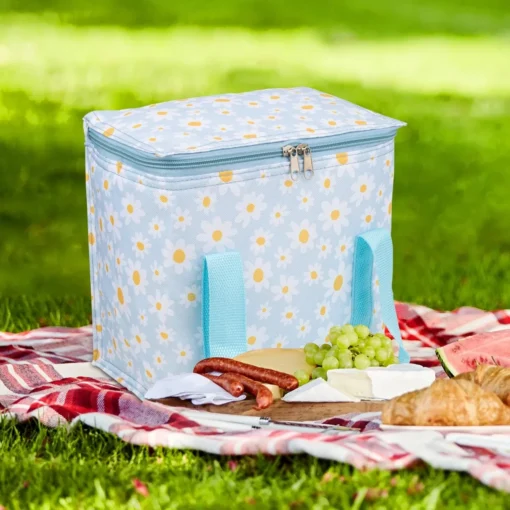 Kühltasche Groß 7L Faltbar Kühlbox Thermotasche 24x15x22 Cm Isotasche Picknick – Bild 2