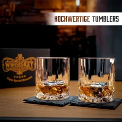 Whisiskey - Whiskygläser Set – 2 Tumbler Gläser (2x 320 Ml) – Whisky Geschenkset - Whisky Zubehör Set - Geschenke Für Männer 9 Whisiskey - Whiskygläser Set – 2 Tumbler Gläser (2x 320 Ml) – Whisky Geschenkset - Whisky Zubehör Set - Geschenke Für Männer -Qualitätsladen Für Geschirr edc281f1101a58bc6fa883aa84a0afdd