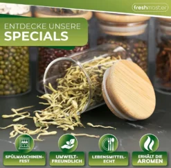 Freshmaster Gewürzgläser Set Aufbewahrung Gewürze I 12x 100ml Vorratsdosen Glas Mit LongLife+ Dichtung Und Bruchsicherem Borosilikat Glas I Glasbehälter Mit Deckel Gläser Gewürze Set Spice Jars 9 Freshmaster Gewürzgläser Set Aufbewahrung Gewürze I 12x 100ml Vorratsdosen Glas Mit LongLife+ Dichtung Und Bruchsicherem Borosilikat Glas I Glasbehälter Mit Deckel Gläser Gewürze Set Spice Jars -Qualitätsladen Für Geschirr ef57d387b8644befdcdda1acc7f97927