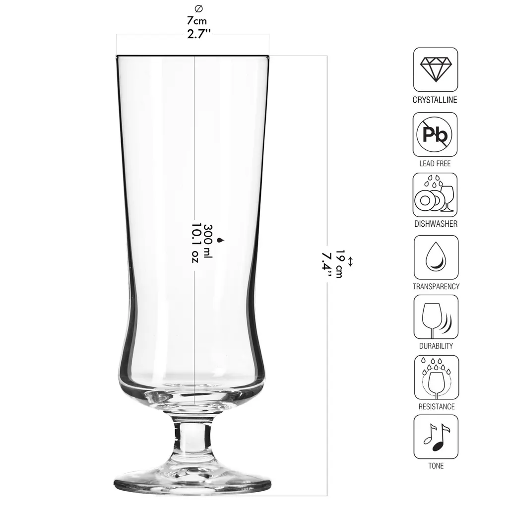 KROSNO Pina Colada Cocktailgläser Longdrinkgläser | Set Von 6 | 300 ML | Avant-Garde Kollektion | Perfekt Für Zuhause, Restaurants Und Partys | Spülmaschinenfest 6 KROSNO Pina Colada Cocktailgläser Longdrinkgläser | Set Von 6 | 300 ML | Avant-Garde Kollektion | Perfekt Für Zuhause, Restaurants Und Partys | Spülmaschinenfest – Bild 6