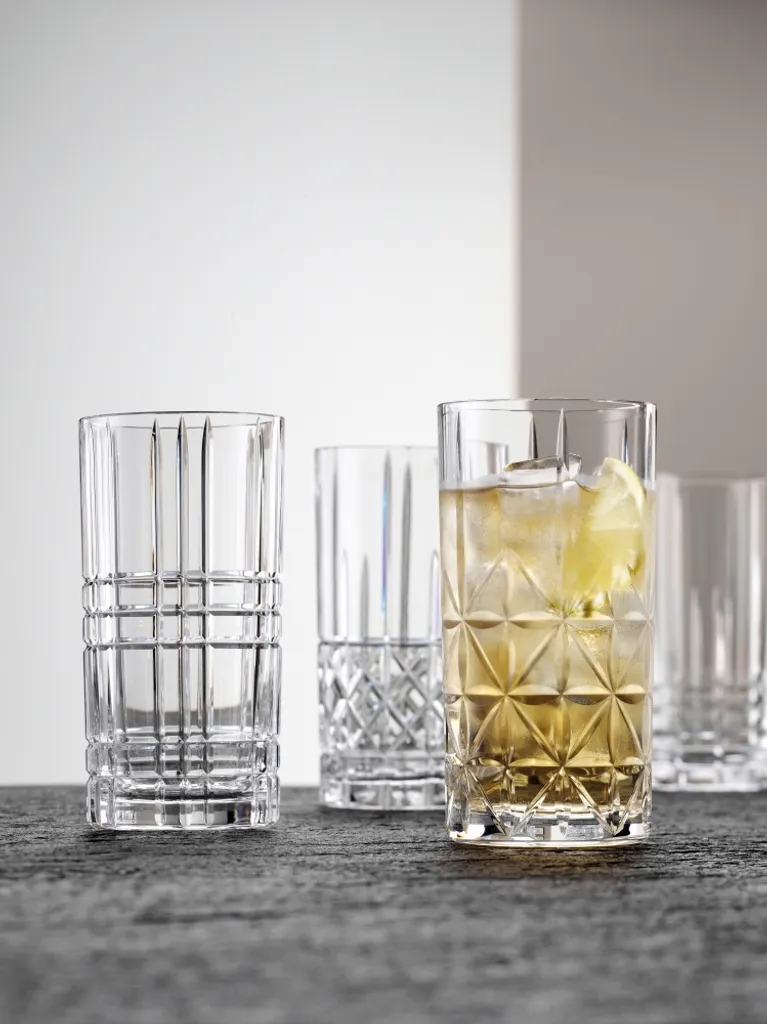 Nachtmann 0097784-0 Longdrinkbecher 'Highland' Kristallglas, 375 Ml, H: 15,1 Cm, ø 7,7 Cm, Transparent, 4-teilig (1 Set) 9 Nachtmann 0097784-0 Longdrinkbecher 'Highland' Kristallglas, 375 Ml, H: 15,1 Cm, ø 7,7 Cm, Transparent, 4-teilig (1 Set) – Bild 9