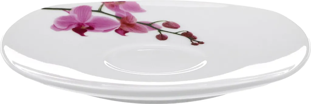 Kaffeeservice 18-tlg. Kyoto Orchidee Leicht Eckig Porzellan Für 6 Personen Weiß MitNachbildung 6 Kaffeeservice 18-tlg. Kyoto Orchidee Leicht Eckig Porzellan Für 6 Personen Weiß MitNachbildung – Bild 6