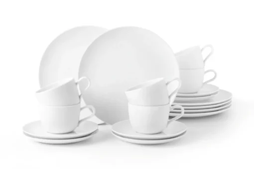 Seltmann Weiden Kaffeeservice Liberty Weiss Modern – Bild 3