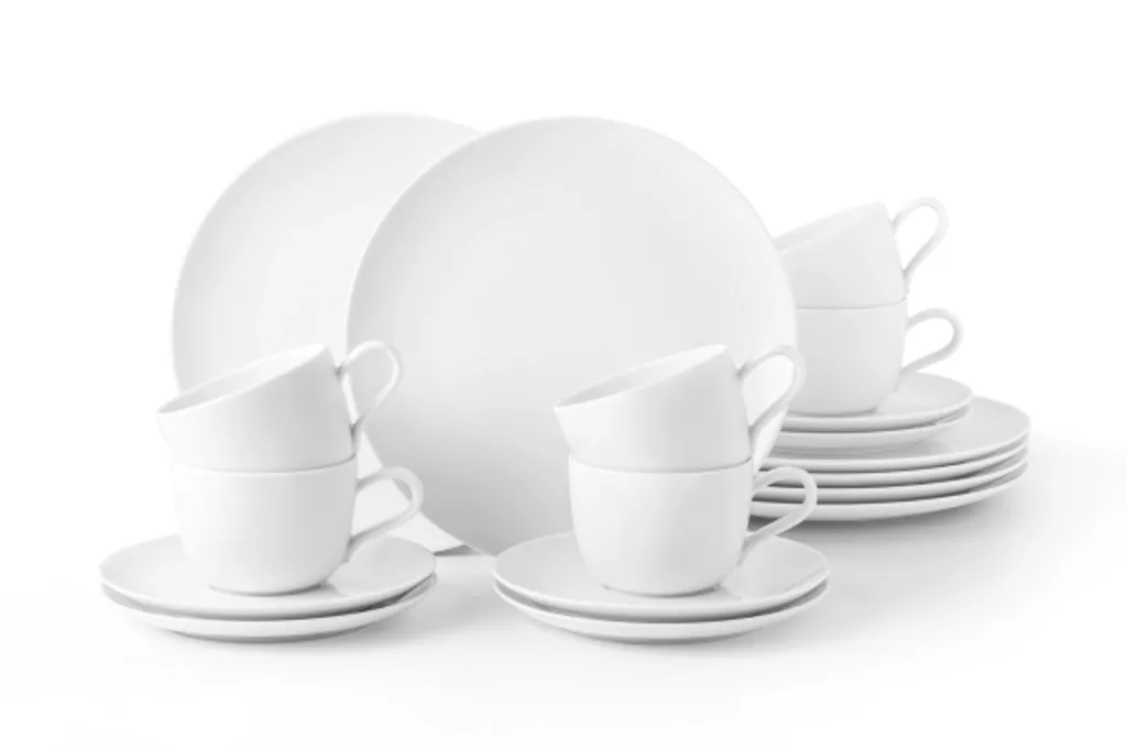 Seltmann Weiden Kaffeeservice Liberty Weiss Modern 3 Seltmann Weiden Kaffeeservice Liberty Weiss Modern – Bild 3