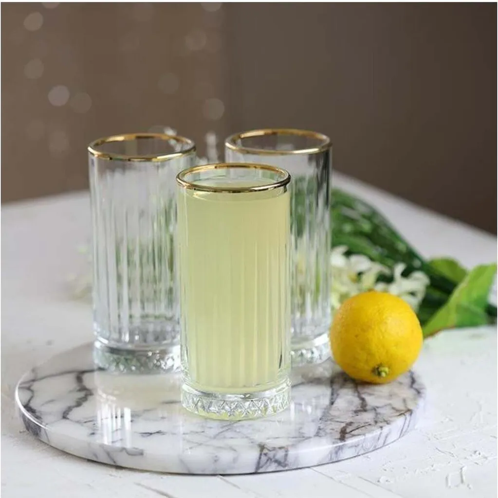 Pasabahce Elysia Golden Touch Long Drink Gläser 4-teiliges Set Mit Goldrand 280ml 10 Pasabahce Elysia Golden Touch Long Drink Gläser 4-teiliges Set Mit Goldrand 280ml – Bild 10