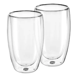 GRÄWE Doppelwandige Latte Macchiato-Thermogläser, 450 Ml, 2er Set