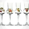 Kisslinger Grappa Riserva Kristall Obst Handbemalt 6er Set