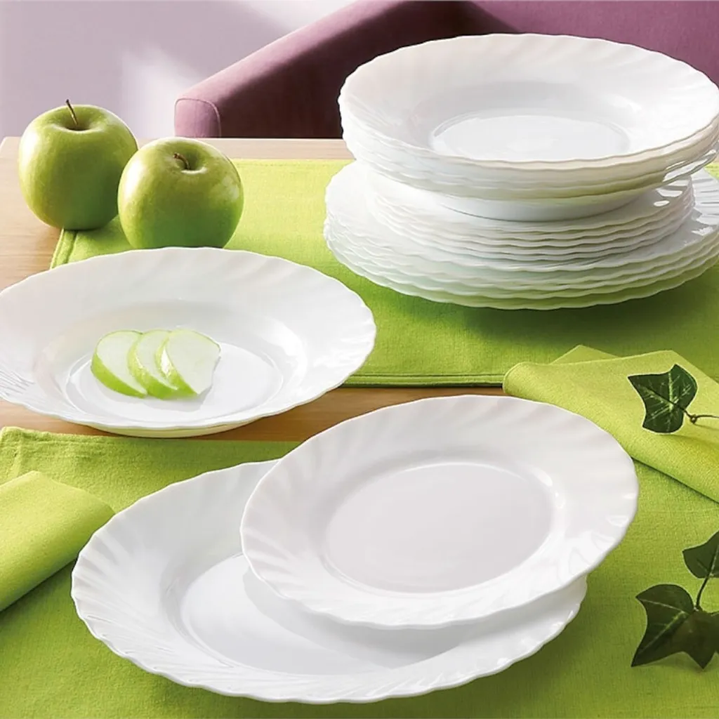 Luminarc 19tlg. Tellerset + Schale Trianon 5 Luminarc 19tlg. Tellerset + Schale Trianon – Bild 5