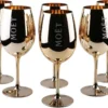 Moët & Chandon Champagnergläser Kupfer 6er Set Echtglas